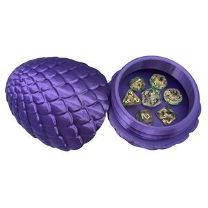Mystery Dragon Egg and Full 7 dice Set | Gift for TTRPG players, Dice Goblins